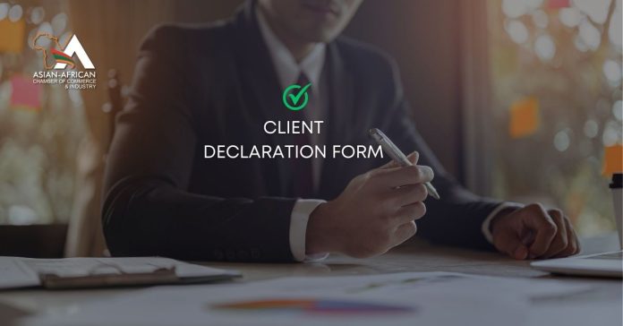 Client Declaration Form - Asian-African Chamber of Commerce & Industry