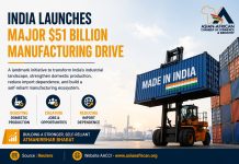 INDIA LAUNCHES MAJOR $51 BILLION MANUFACTURING DRIVE